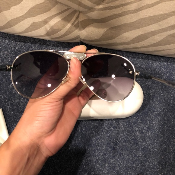 Chloé Aviator 2010 Sunglasses Denim Accents
